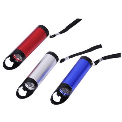 9 LED Flashlight w/Bottle Opener