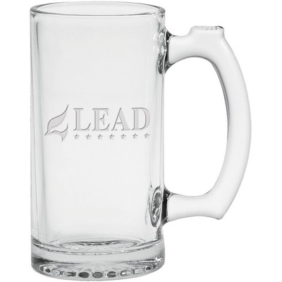 12.5 Oz. Thumbprint Tankard Mug- Etched