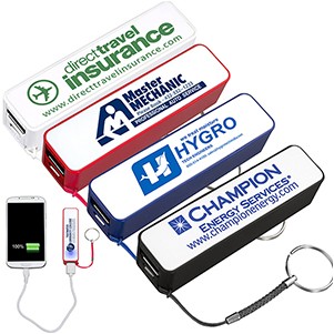 "In Charge" UL Listed 2200 mAh Portable Lithium Ion Power Bank Charger