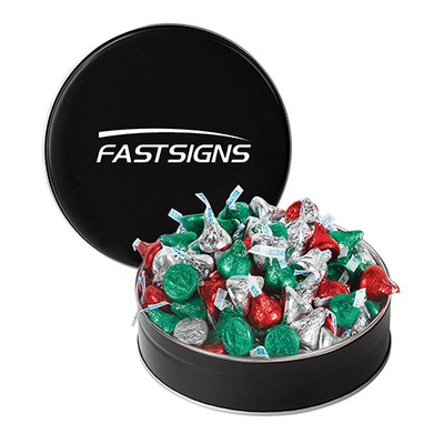 Small Assorted Snack Tins - Hershey's® Holiday Kisses®