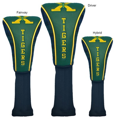 Embroidered Tour Fit Golf Head Covers (set of 3)