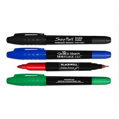 Double Ended Sharp Mark® Fine & Medium Tip Permanent Marker