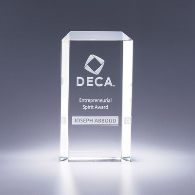 6" Entrepreneur Crystal Award