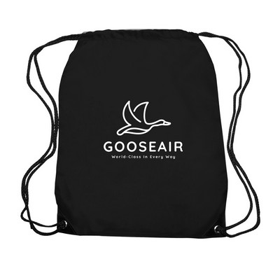 Venture Drawstring Backpack (1 Color Imprint)