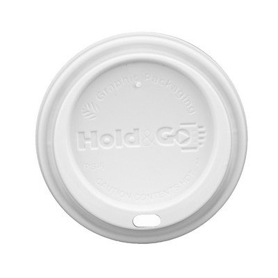 Insulated Paper Cup Lid, 8 Oz., White