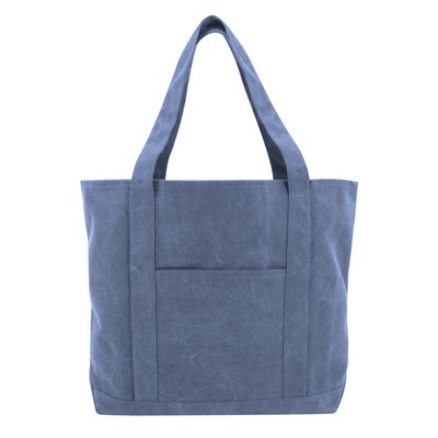 Seaside Cotton Pigment Dyed XL Canvas Resort Tote