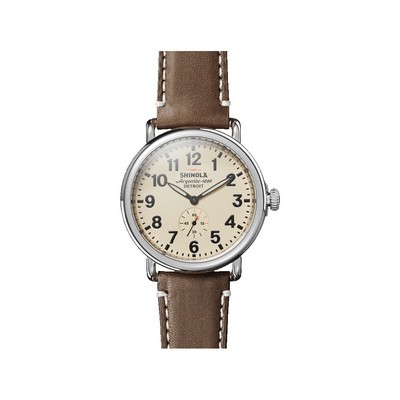 Shinola The Runwell Leather Strap Watch