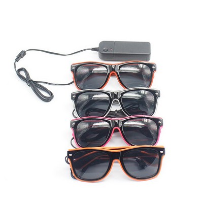 LED Neon Lighting Luminous Sunglasses