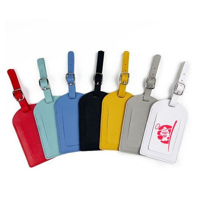 PU Leather Luggage Tag