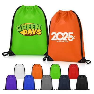 420D Heavy Duty Drawstring Backpack