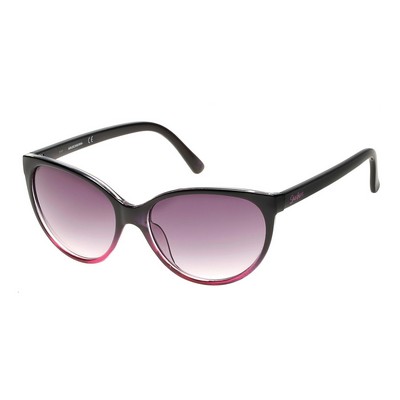 Skechers® Shiny Black/Gradient Smoke Gray Women's Polarized™ Sunglasses