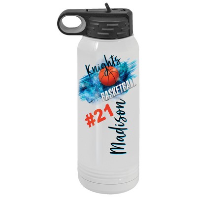 30 oz. White Sublimatable Polar Camel Water Bottle