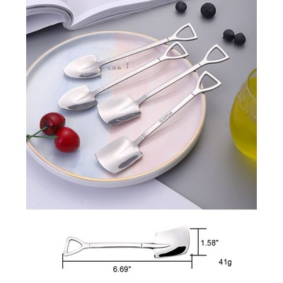 7 Inch Glassy Surfacel Square Shovel Ice Cream Spoon