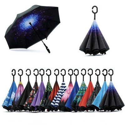 Manual Open Reverse Umbrella