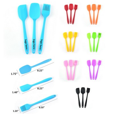 3-Piece Heat-Resistance Silicone Baking Set