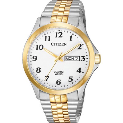 Citizen Men's Quartz Expansion Band Watch - Stainless Steel, Two-Tone