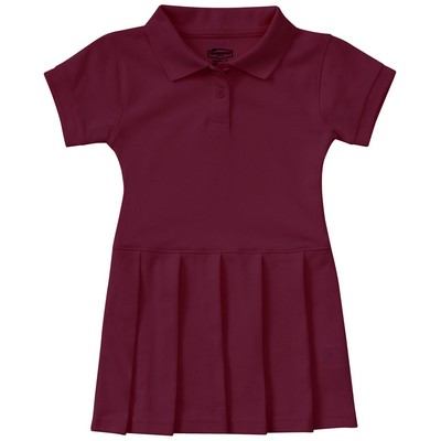 Classroom Uniforms - Girls' Pique Polo Dress for Preschool