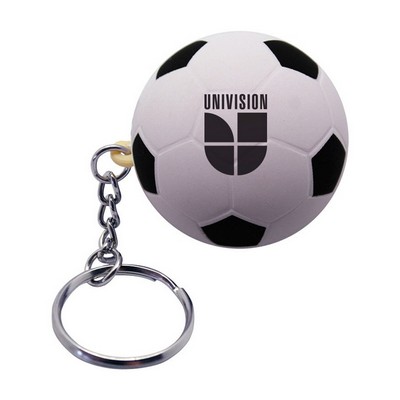 Soccer Ball PU keychain