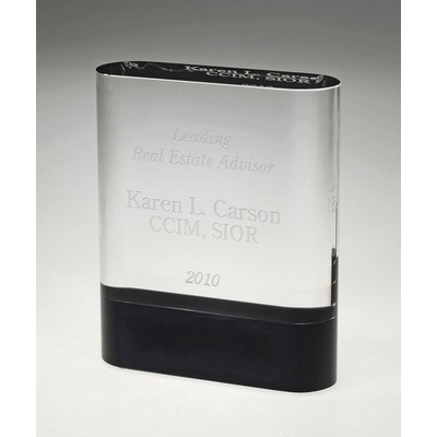 Noble Crystal Award, 8"H