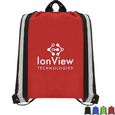 Custom Reflective Drawstring Sports Bag