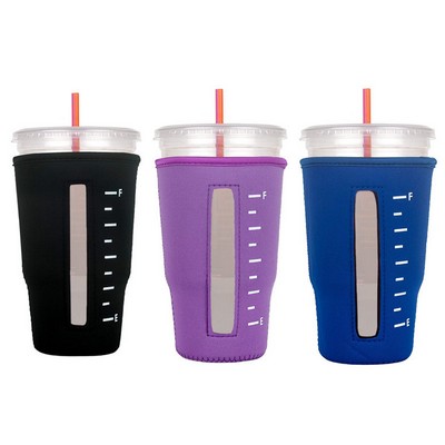 Neoprene Cup Sleeve/Holder for Iced Beverages