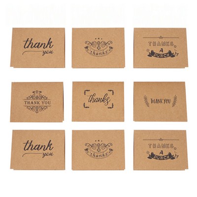 Thank You Folding Greeting Card Custom