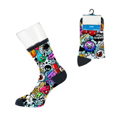 Custom Classic Business Style Sock - Digital Sublimation