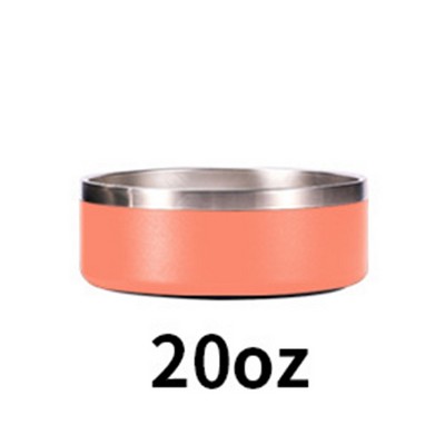 304 Stainless Steel Double Wall 20 OZ Dog Bowl