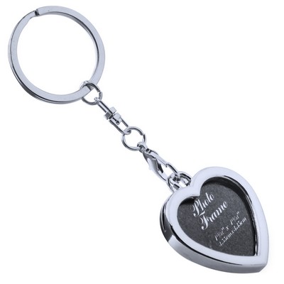 Heart Photo Frame Keychain