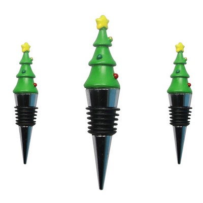 Christmas Tree Wine Cork Bottle Stopper