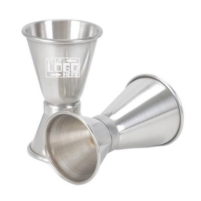 0.5 oz And 1 oz Stainless Steel Measure Jigger Cup