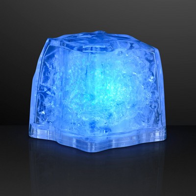 Blue Drink Lights, Flashing Blinky Ice Cubes - BLANK