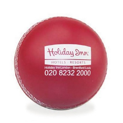 Cricket-ball Shape Custom Round Stress Ball