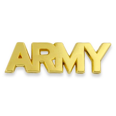 Officially Licensed U.S. Army Gold Letters Pin