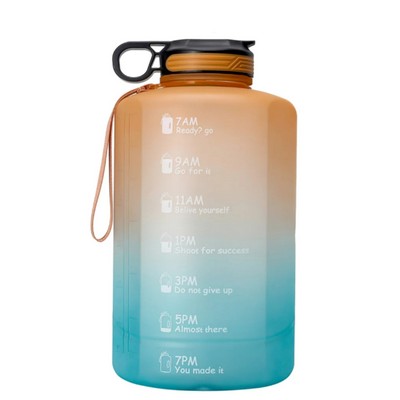 Motivational Water Bottle with Time Marker