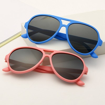 Silicone Oversize Polarized Sunglasses