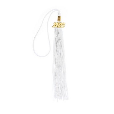 White Graduation Tassel