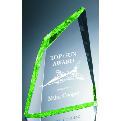 Faceted Mountain Cut Acrylic Award, 8 3/4" H