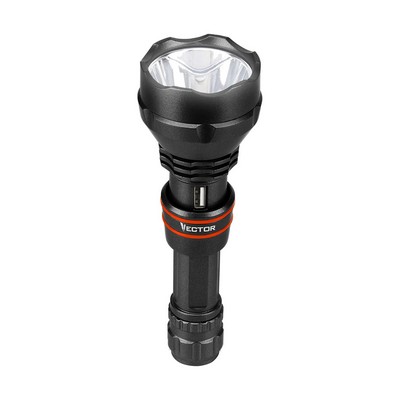 Vector® LED Rechargeable, Waterproof Flashlight