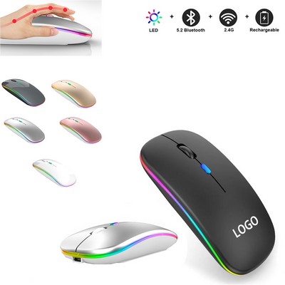 Rechargeable LED Dual Mode Wireless Mouse