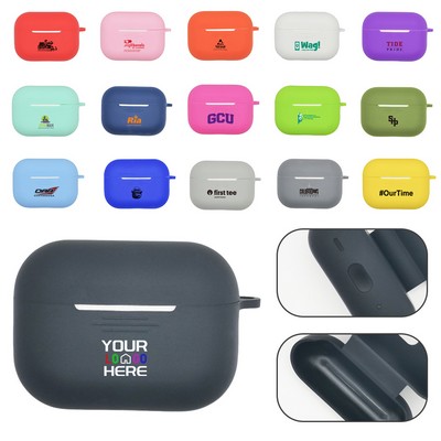 Silicon Case for Air Pods Pro with buckle