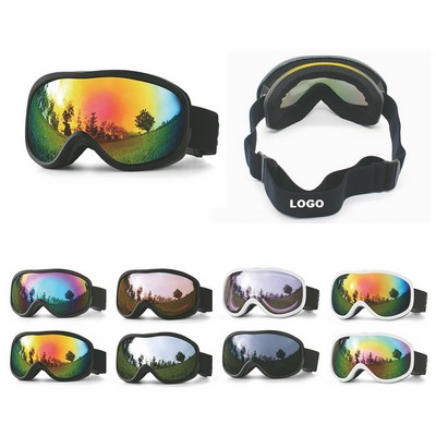 Dual-Layer Anti-Fog Ski Goggles