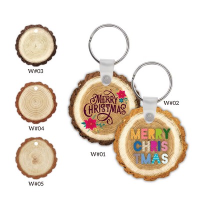 Full Color Christmas Design Key Chain - Trunk