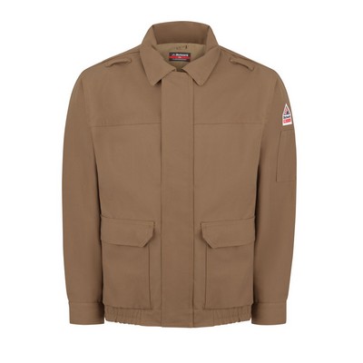 Brown Duck Lined Bomber Jacket