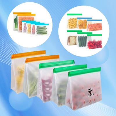 Matte Slip-Zip Reusable Food Pouch