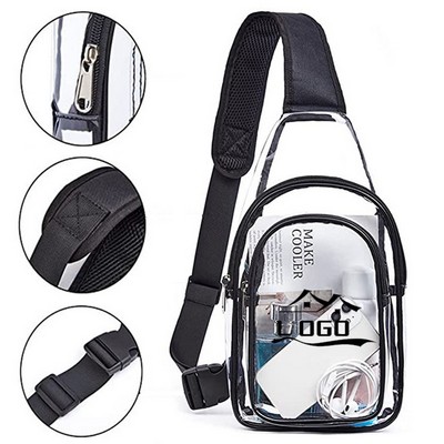 Clear Sling Bag With Adjustable Strap