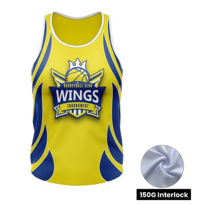 Women's Sublimation Basketball Jersey - 150G Interlock