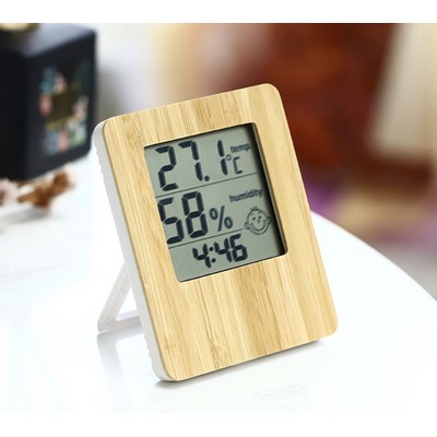 Desk Bamboo Clock