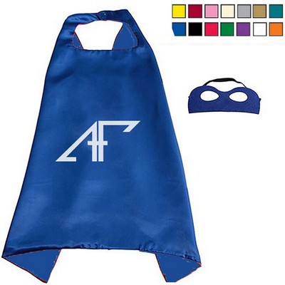 Adult Hero Cape With Eye Mask