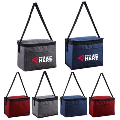 Insulated Reusable Lunch Cooler Bag w/Adjustable Strap